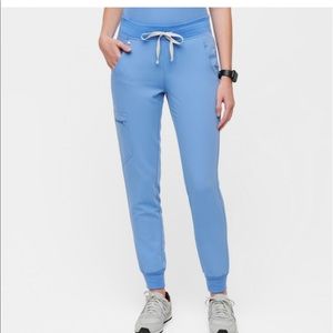 FIGS ceil blue joggers
